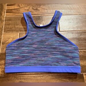 Sweaty Betty reversible sports bra yoga blue gray women’s medium